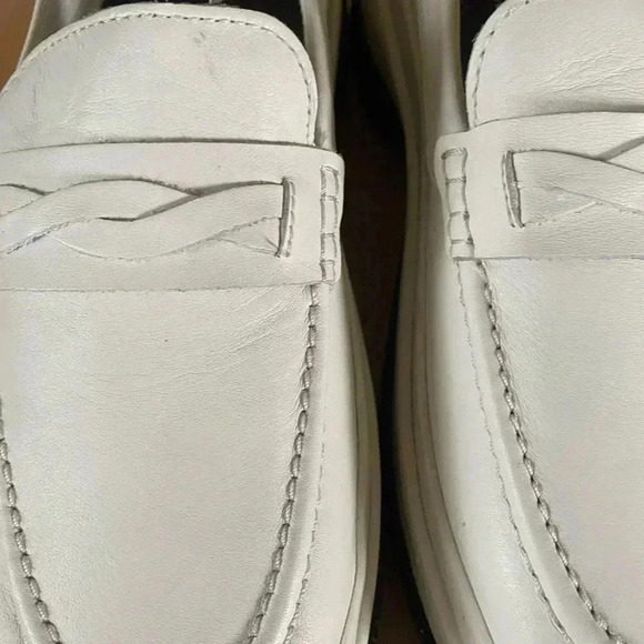 New Sperry Highland White Leather Upper Penny Loafer Platform Academia Preppy9.5 - Picture 13 of 14